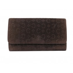 VINTAGE PORTEFEUILLE CELINE GRAND EMBOSSE A MOTIFS TRIOMPHE & C DAIM WALLET 545€