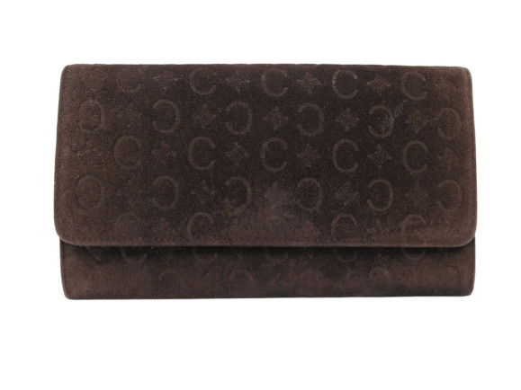 portefeuille celine grand embosse a motifs