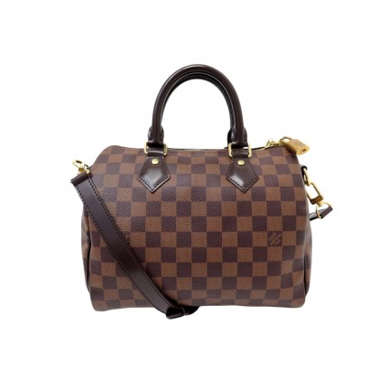 SAC A MAIN LOUIS VUITTON SPEEDY 25 N40575 TOILE DAMIER BANDOULIERE HANDBAG 1600€