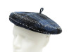  beret christian dior t55 perles strass laine