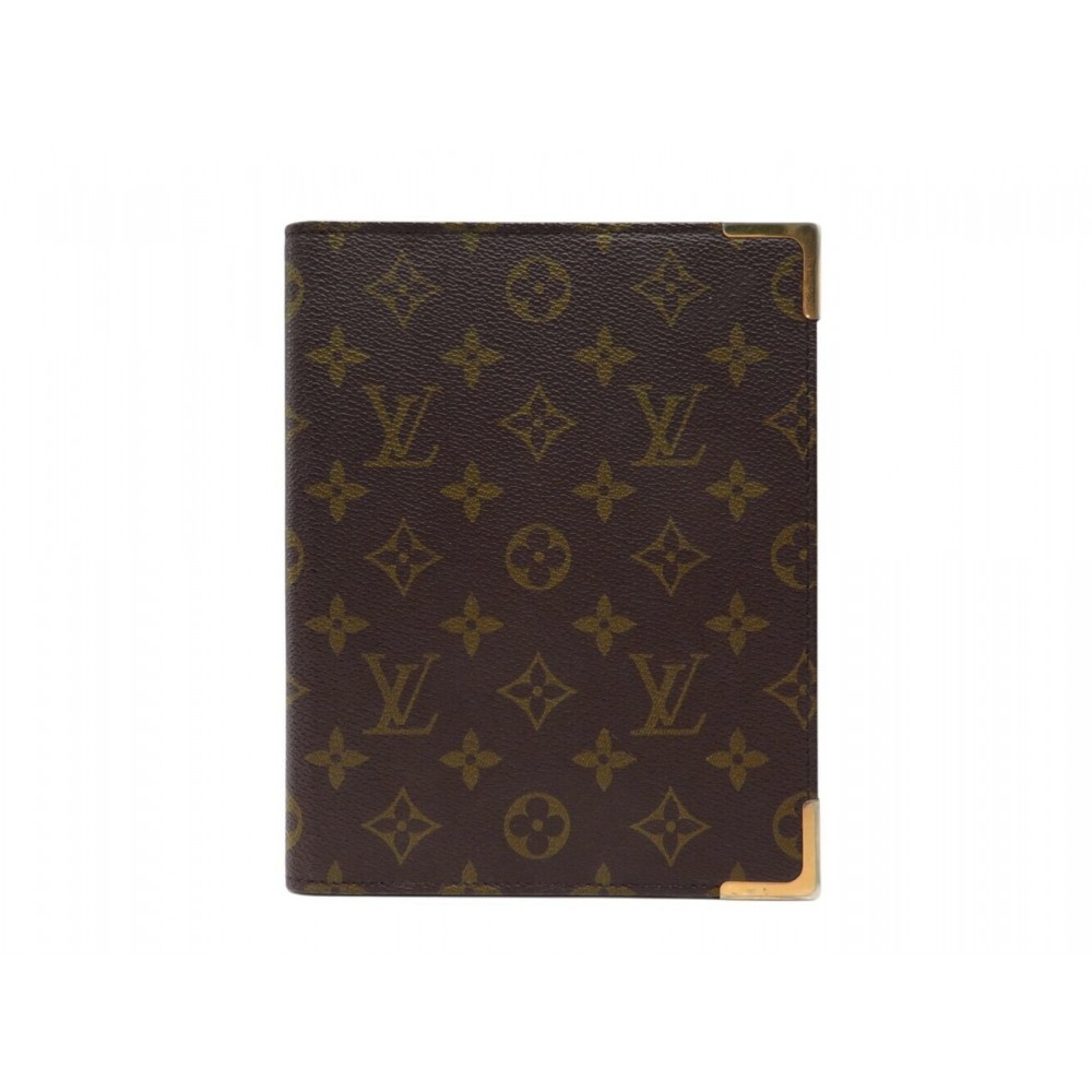 VINTAGE PORTE BLOC NOTE LOUIS VUITTON 1980 EN TOILE MONOGRAM NOTEPAD HOLDER 490€