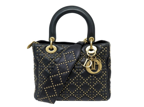 sac a main christian dior lady medium cuir cannage