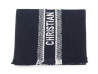 echarpe christian dior reversible toile oblique