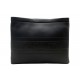 NEUF SAC A MAIN POCHETTE CHRISTIAN DIOR STRIPE POUCH S5543CGSB CUIR NOIR 1350€