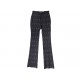 NEUF PANTALON GUCCI 523593 LOGO SIGNATURE 42 IT 38 FR LAINE NOIR TROUSERS 1300€