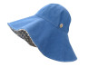  chapeau chanel t 58 bleu logo cc coton denim wide