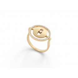 BAGUE MESSIKA LUCKY MOVE PM 07470-YG 49 DIAMANT 0.3CT EN OR JAUNE 18K RING 2750€