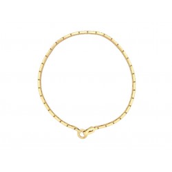 COLLIER CARTIER AGRAFE EN OR JAUNE 18K 66GR 41CM BOITE CERTIFICAT GOLD NECKLACE