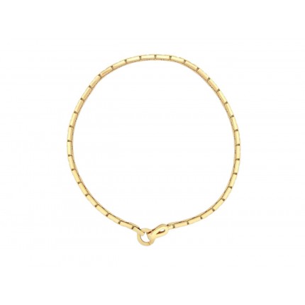 COLLIER CARTIER AGRAFE EN OR JAUNE 18K 66GR 41CM BOITE CERTIFICAT GOLD NECKLACE