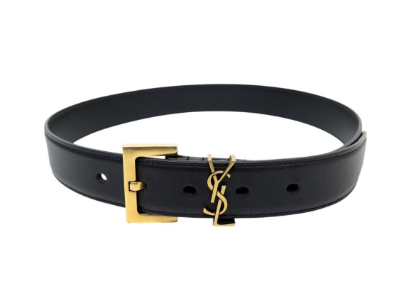 ceinture saint laurent cassandre 634437 t70 cuir