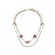 NEUF COLLIER CHANEL LOGO CC COCCINELLE PERLES EMAIL ROUGE LADYBUG NECKLACE 1690€