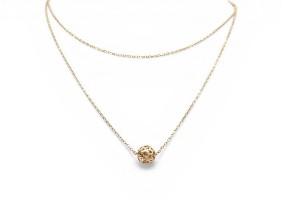  collier christian dior sautoir pendentif sphere