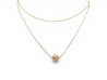  collier christian dior sautoir pendentif sphere