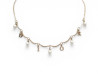 collier dior ras de cou breloques initiales