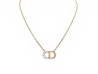 collier dior 30 montaigne logo cd en perles en