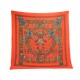 CHALE HERMES ASTRES ET SOLEIL ANNIE FAIVRE 140CM CACHEMIRE ET SOIE SHAWL 1340€