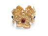  bracelet jean louis scherrer manchette fleurs