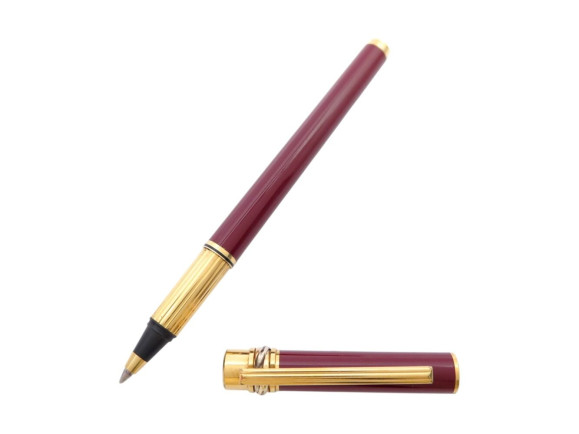 stylo bille cartier must trinity 3 ors laque
