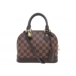 NEUF SAC A MAIN LOUS VUITTON ALMA BB N41221 TOILE DAMIER EBENE BANDOULIERE 1600€