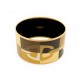 BRACELET HERMES CHAINE D'ANCRE MANCHETTE EXTRA LARGE XL EMAIL JAUNE BANGLE 750€