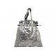 SAC A MAIN CHANEL 31 RUE CAMBON MONOGRAMME NYLON ARGENTE SILVER HANDBAG 2590€