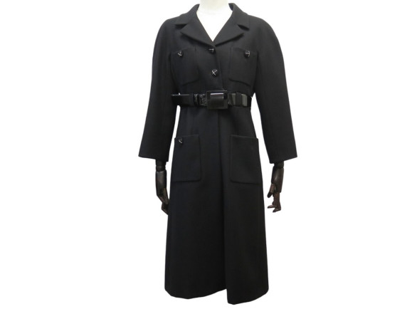 manteau chanel p32031v19402 m38 long laine noire