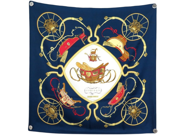 foulard hermes springs philippe ledoux carre 90 en