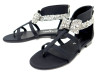 chaussures chanel g35244 sandales tongs logo cc