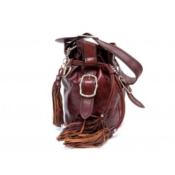 SAC A MAIN LANCEL HOMMAGE AUX FEMMES PIRATES PORTE EPAULE CUIR MARRON BAG 1190€