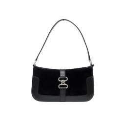  sac a main celine hobo cuir et daim noir