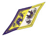 foulard hermes losange ex libris en cachemire et