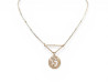  collier dior pendentif signe chinois 41.5cm metal
