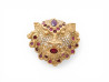   broche jean louis scherrer tete de lion