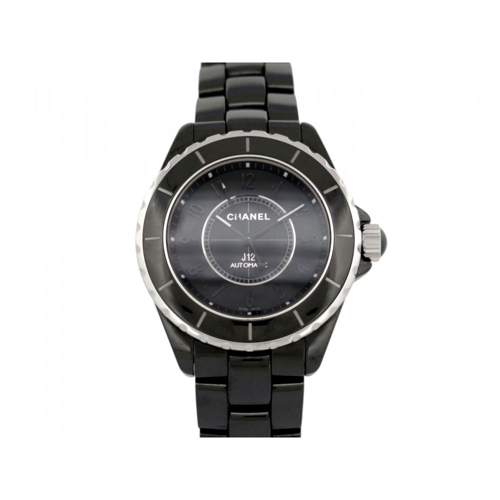 NEUF MONTRE CHANEL J12 H3829 39MM CERAMIQUE NOIRE AUTOMATIQUE BOITE WATCH 8000€