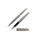NEUF VINTAGE 2 STYLOS PARKER SONNET CISELE 75 PLUME + BILLE ARGENT USA PEN 1238€