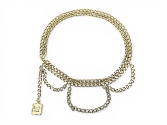  ceinture chanel chaine medaillon flacon parfum