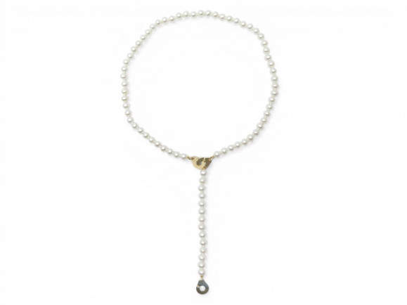  collier dinh van 654501 en perles d'eau douce 3