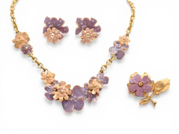  parure jean louis scherrer collier boucles