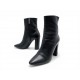 CHAUSSURES SAINT LAURENT BOTTINES LOU 527418 39 EN CUIR ANKLE BOOTS SHOES 1500€