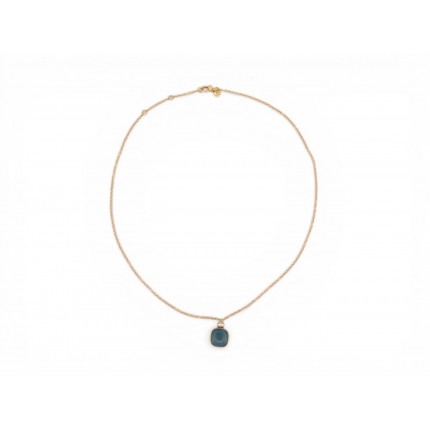 NEUF COLLIER POMELLATO NUDO CLASSIC PENDENTIF OR ROSE 18K TOPAZE NECKLACE 4300€