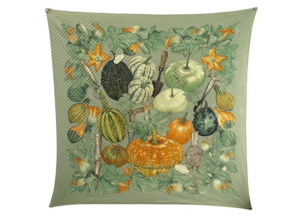 foulard hermes citrouilles coloquintes dawalt carre
