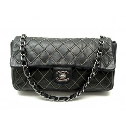 SAC A MAIN CHANEL CC PORTE EPAULE EAST WEST CUIR MATELASSE AVEC CHAINE BAG 6000€
