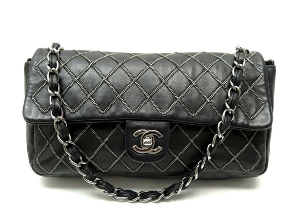 sac a main chanel cc porte epaule east west cuir
