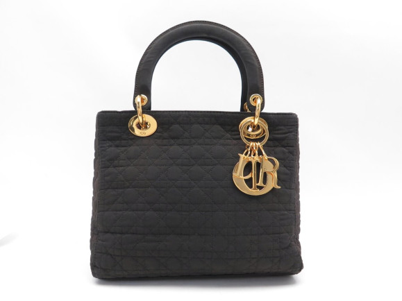 sac a main christian dior lady medium toile