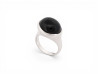 bague tiffany co cabochon jade noir elsa peretti 55