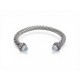 BRACELET DAVID YURMAN CLASSIC CABLE 7MM CALCEDOINE & DIAMANTS ARGENT 925 2500€