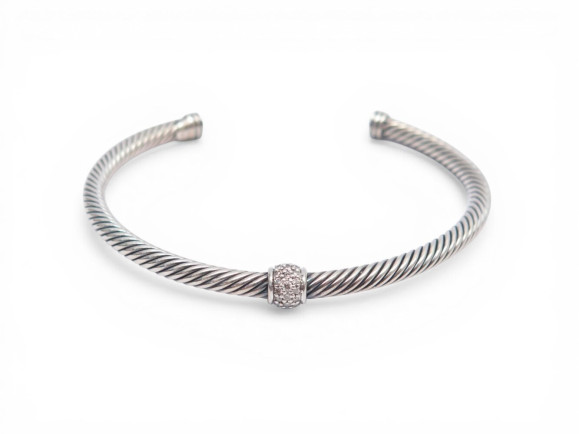 bracelet david yurman classic cable a ornements 4mm