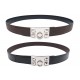 NEUF CEINTURE HERMES BOUCLE COLLIER DE CHIEN 32MM CUIR REVERSIBLE 95 BELT 815€