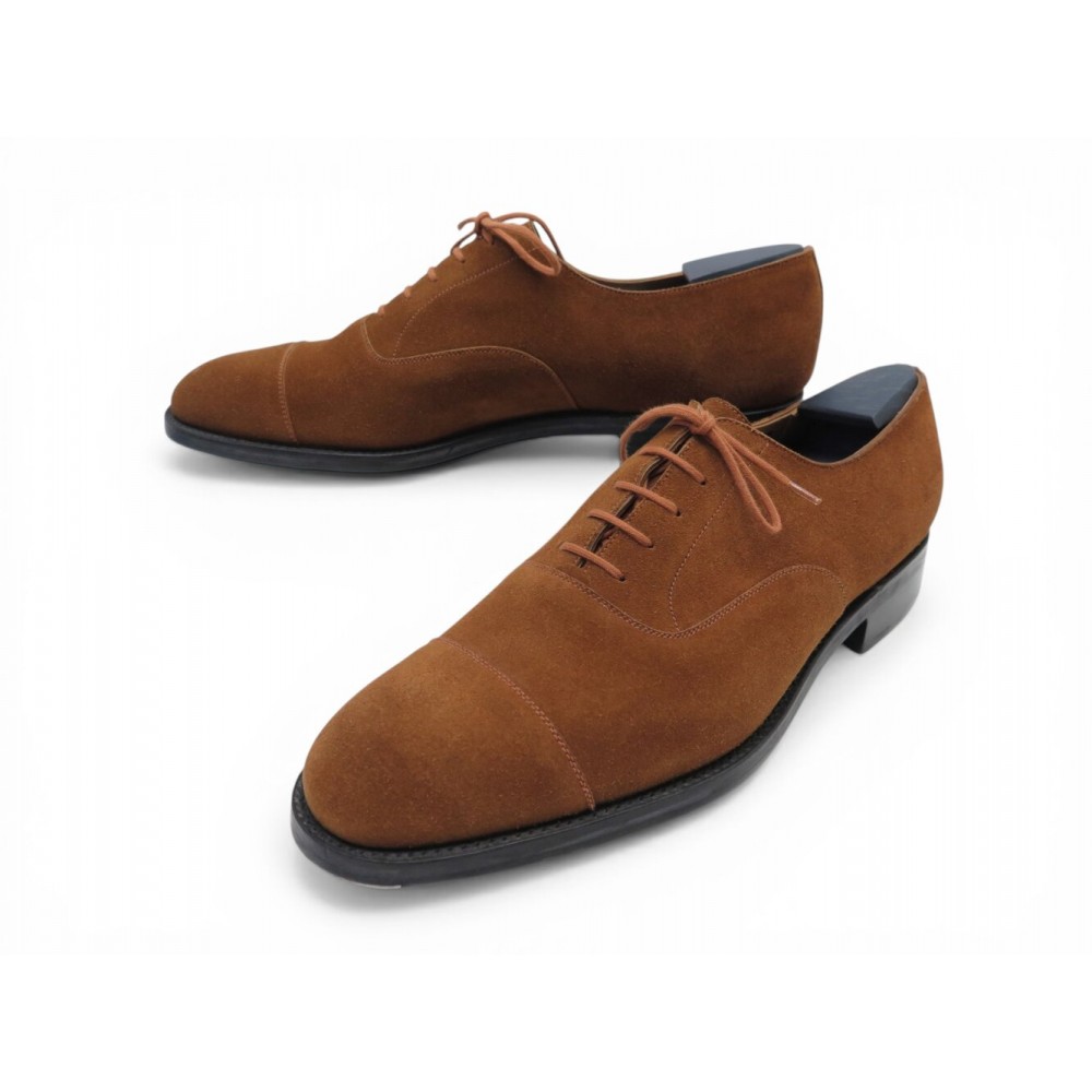 NEUF CHAUSSURE JM WESTON RICHELIEU BOUT DROIT 300 11B 45 VEAU VELOURS YUCCA 665€