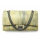 SAC A MAIN CHANEL 2.55 GRAND JUMBO FERMOIR MADEMOISELLE PYTHON BANDOULIERE BAG